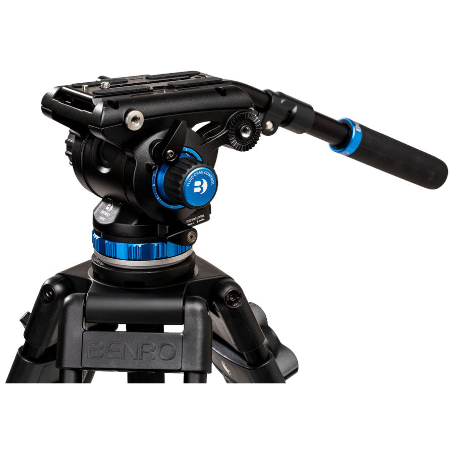 Benro S6 PRO Flat Base Fluid Video Head, 13.2 lb Max