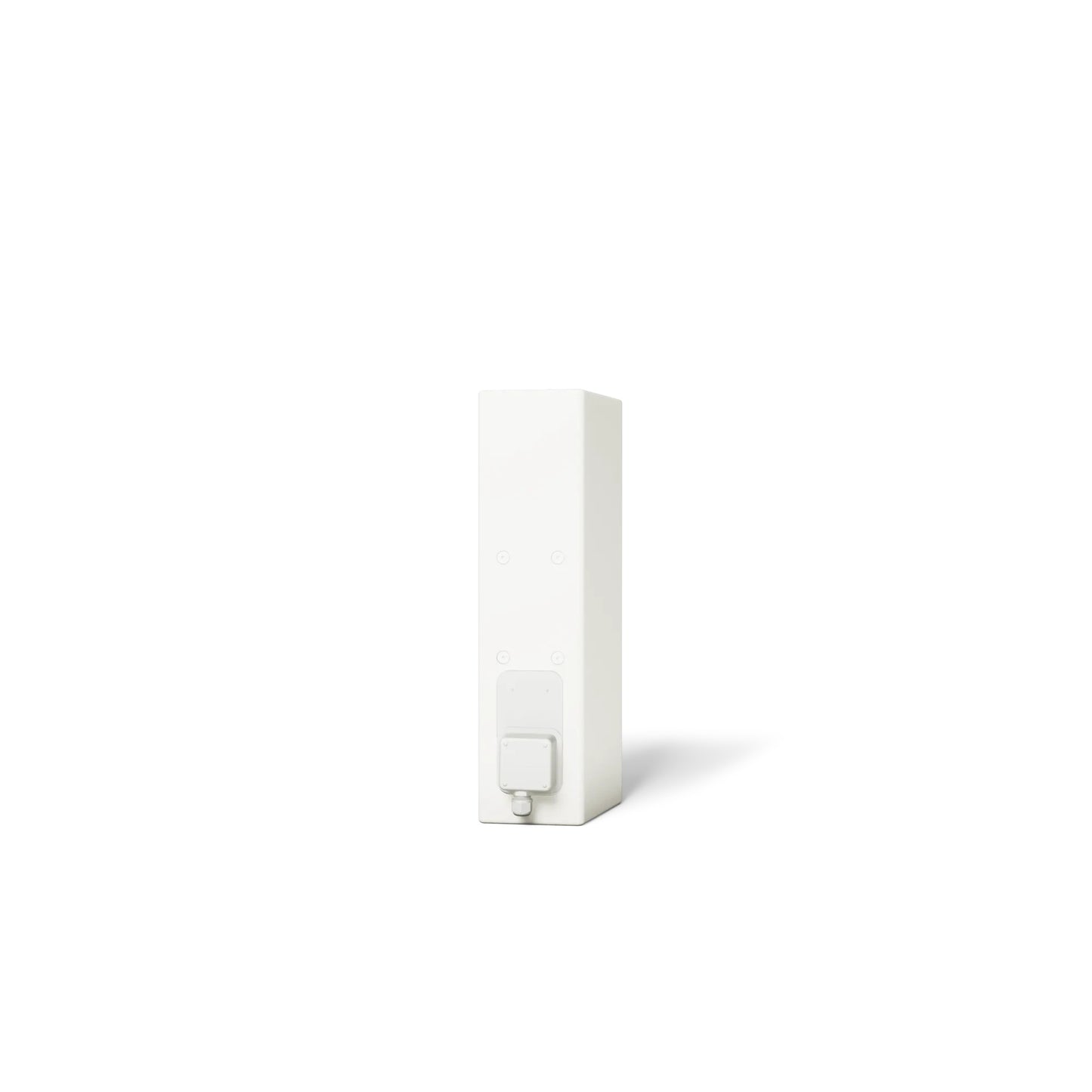 Bose AMU206 rear three-quarter view in vertical position showing sealed terminal cover and cable entry