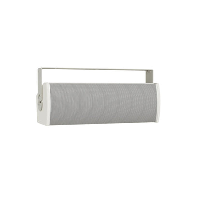 Bose AMU206 outdoor speaker in white U-bracket for wall or ceiling mounting