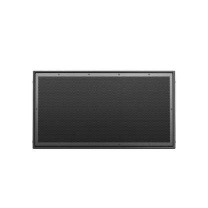 Bose ArenaMatch AM20 outdoor speaker front view with perforated metal grille on black enclosure