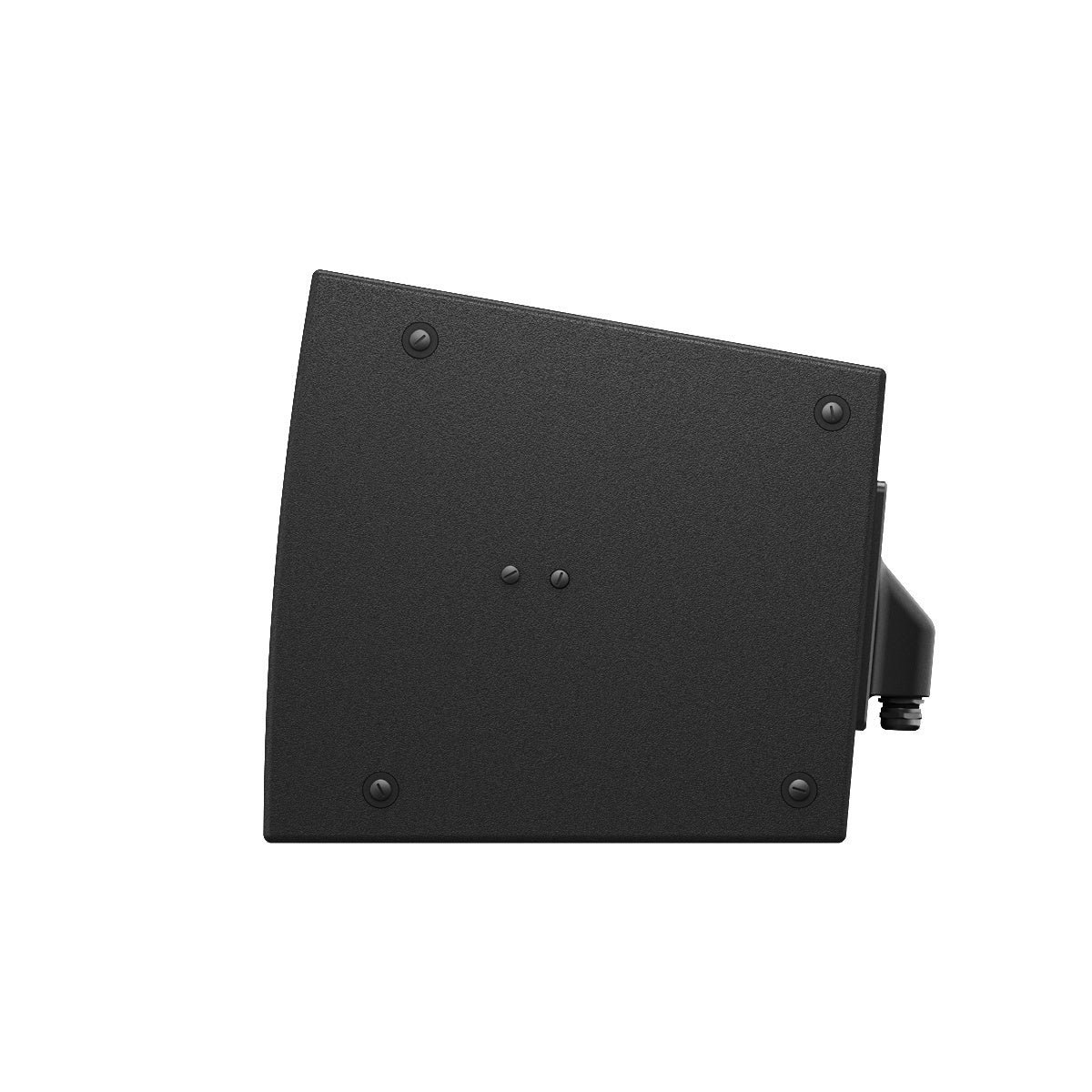 Bose ArenaMatch AM10 side profile showing tapered enclosure and rear cable entry gland