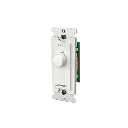 Bose ControlCenter CC-1 ZONE 3 wall control on single-gang mounting bracket with screws and rear DIP switches