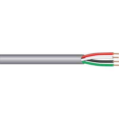 West Penn 248BK1000 12 AWG 4-Conductor Unshielded Speaker Cable