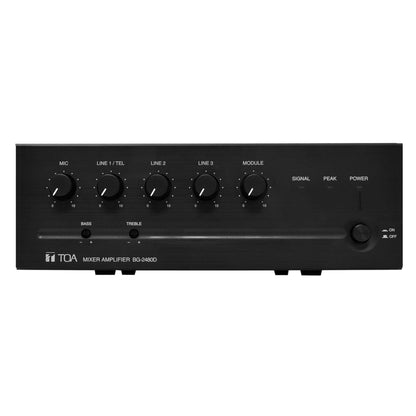 TOA BG-2480D-AM 480W 5-Input Class D Mixer Amplifier 2U
