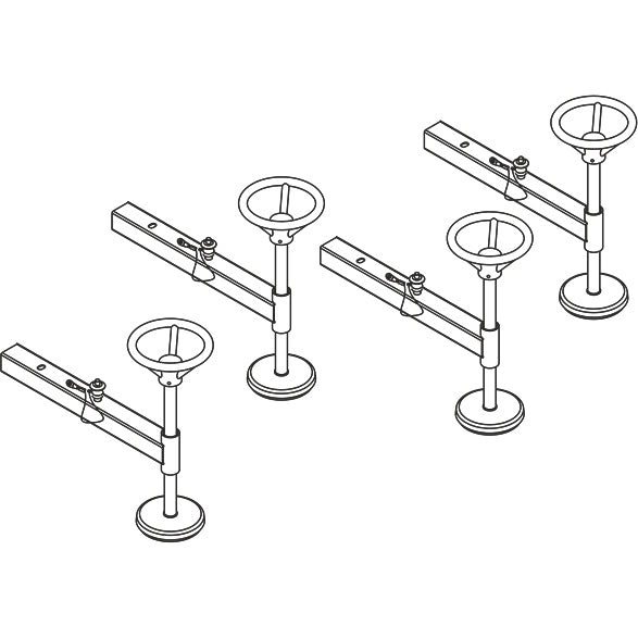 dBTechnologies EFK-1 Extension Feet Kit, Pack of 4