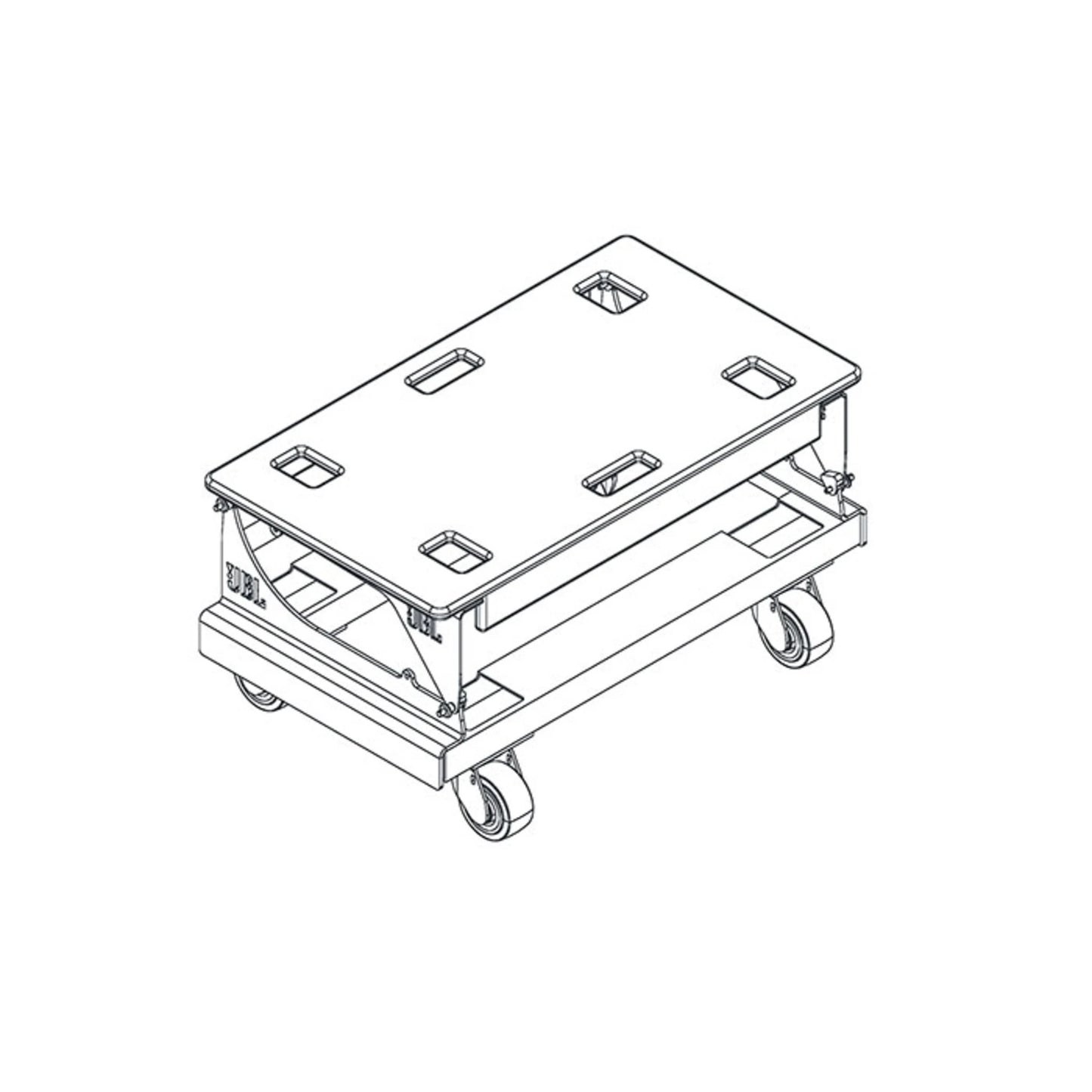 JBL VTX A8 VT Vertical Transport Cart For 4 Enclosures