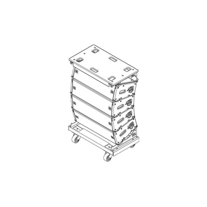 JBL VTX A8 VT Vertical Transport Cart For 4 Enclosures
