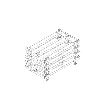 JBL VTX B28 VT Vertical Transport Cart For Four Enclosures