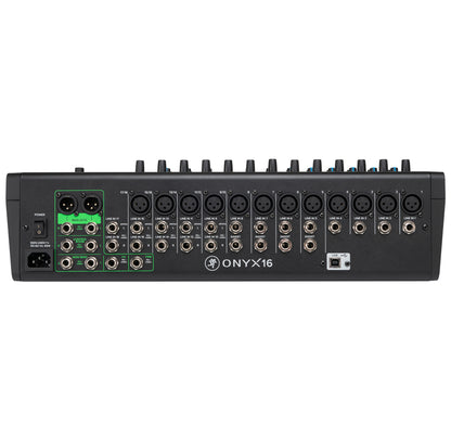 Mackie ONYX16 16-Channel Analog Mixer with Multitrack USB back