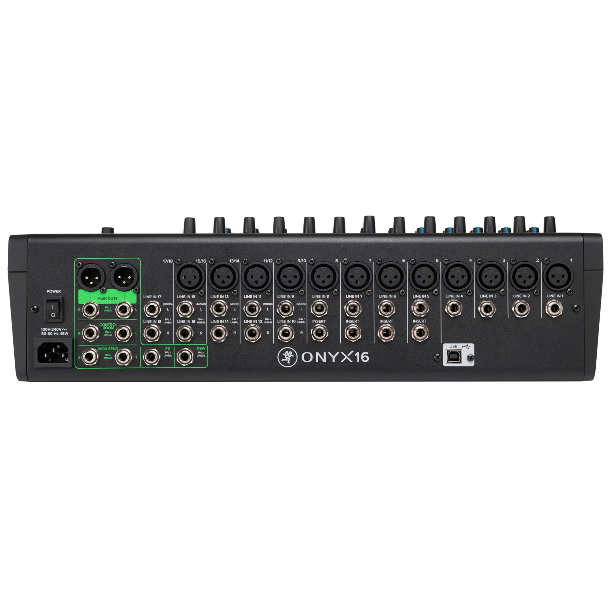 Mackie ONYX16 16-Channel Analog Mixer with Multitrack USB – SoundPro