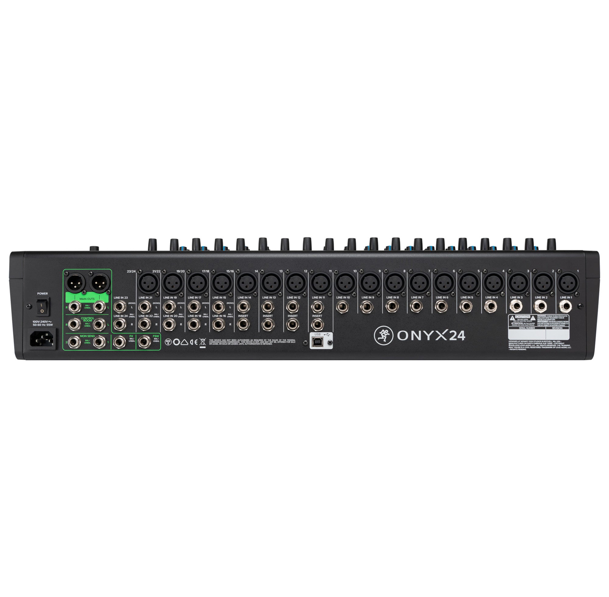 Mackie ONYX24 24-Channel Analog Mixer with Multitrack USB – SoundPro