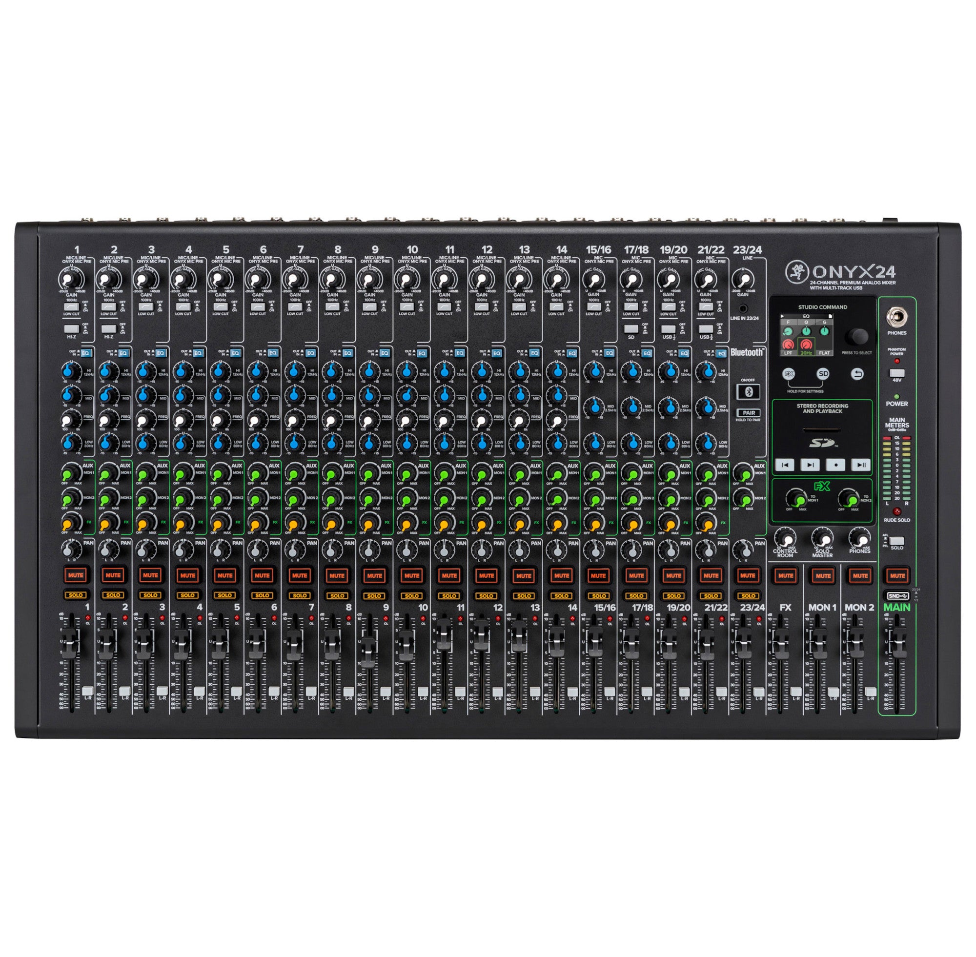 Mackie ONYX24 24-Channel Analog Mixer with Multitrack USB – SoundPro