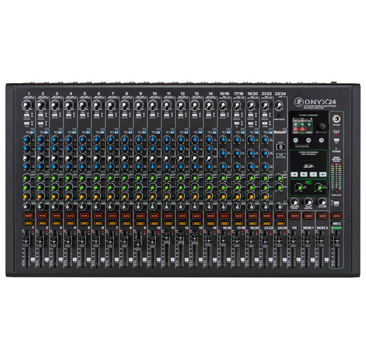 Mackie ONYX24 24-Channel Analog Mixer with Multitrack USB top