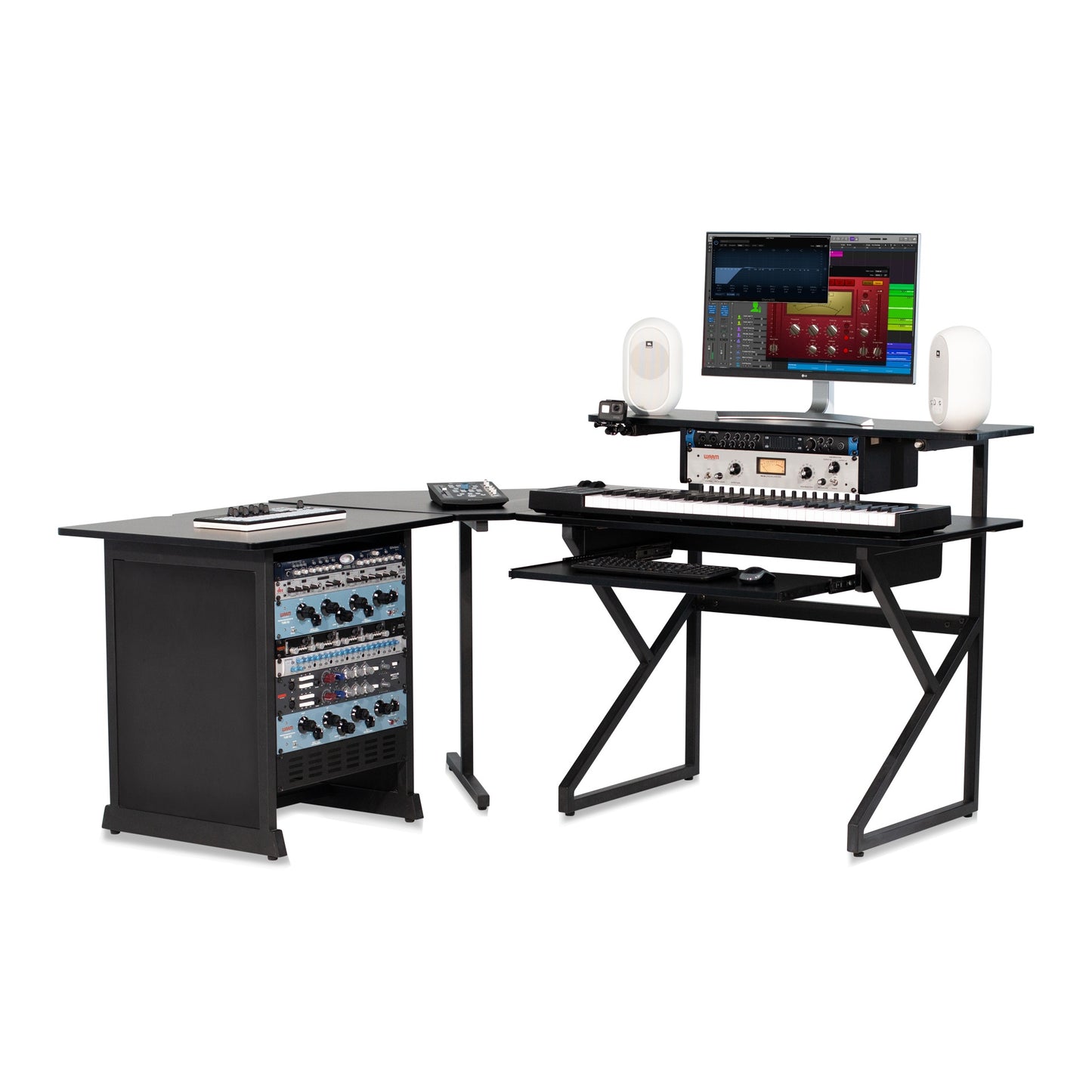 Gator GFW-DESK-SET Content Creator Workstation With Rack Table