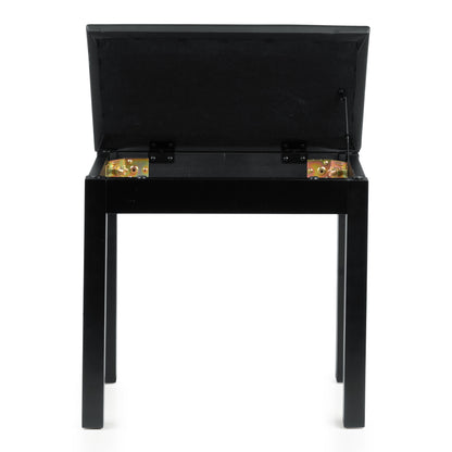 Gator GFW-KEYBENCH-WDBKS Deluxe Wooden Piano Bench | Black