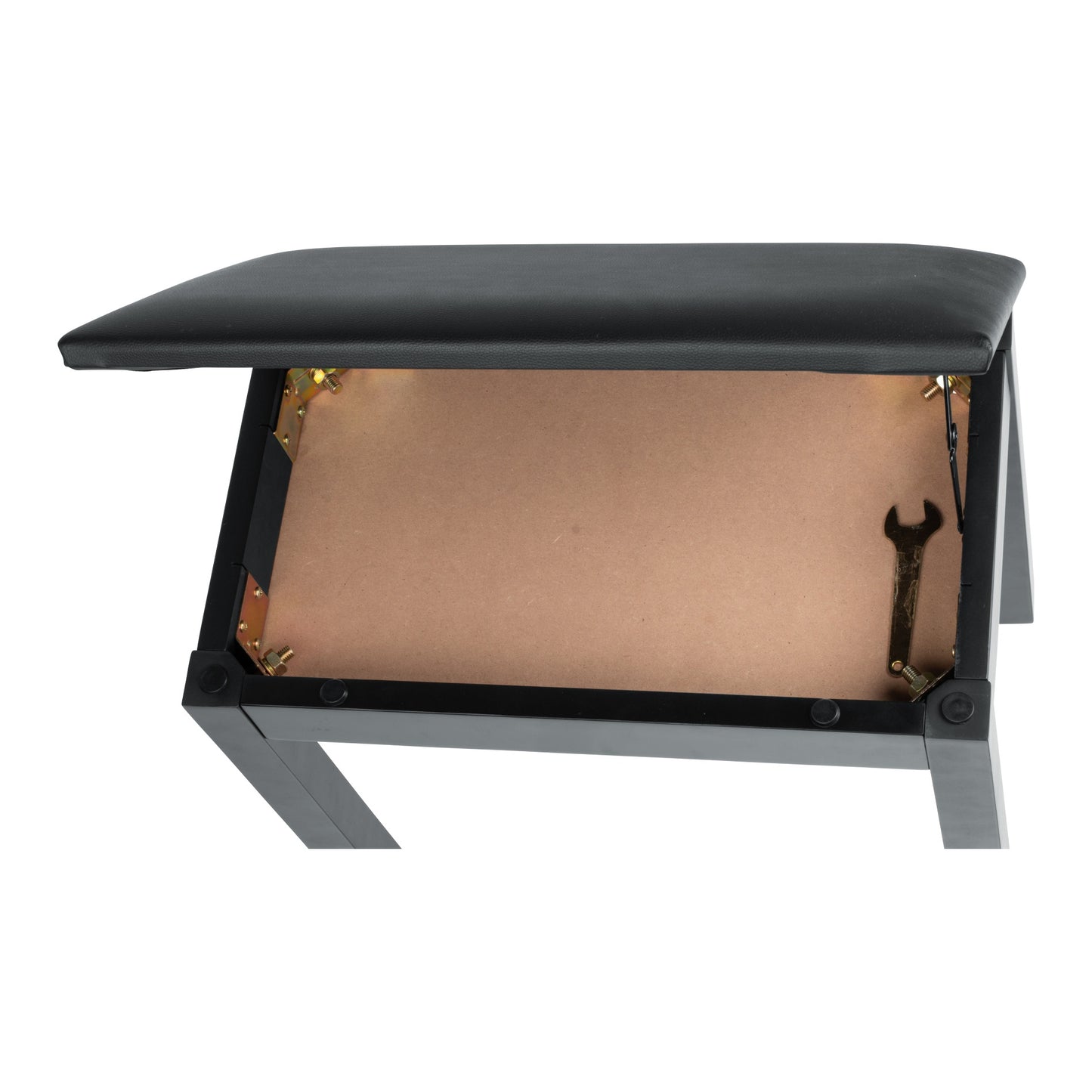 Gator GFW-KEYBENCH-WDBKS Deluxe Wooden Piano Bench | Black