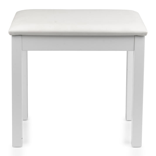 Gator GFW-KEYBENCH-WDWH Traditional Wooden Piano Bench | White
