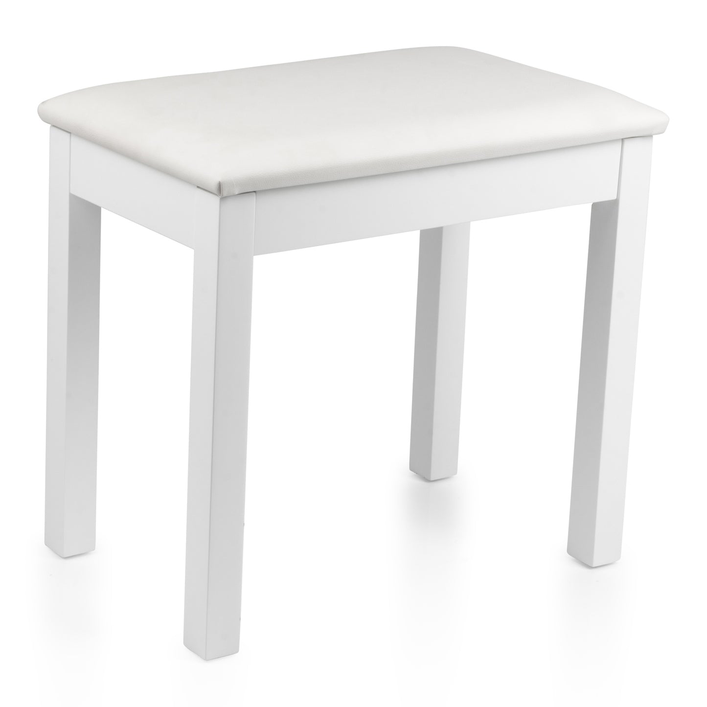 Gator GFW-KEYBENCH-WDWH Traditional Wooden Piano Bench | White