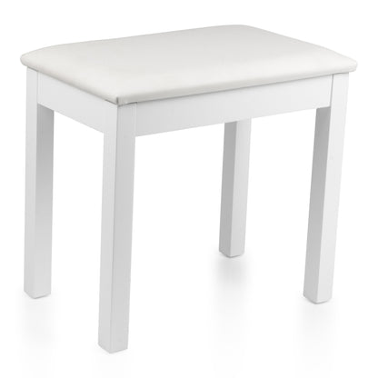 Gator GFW-KEYBENCH-WDWH Traditional Wooden Piano Bench | White