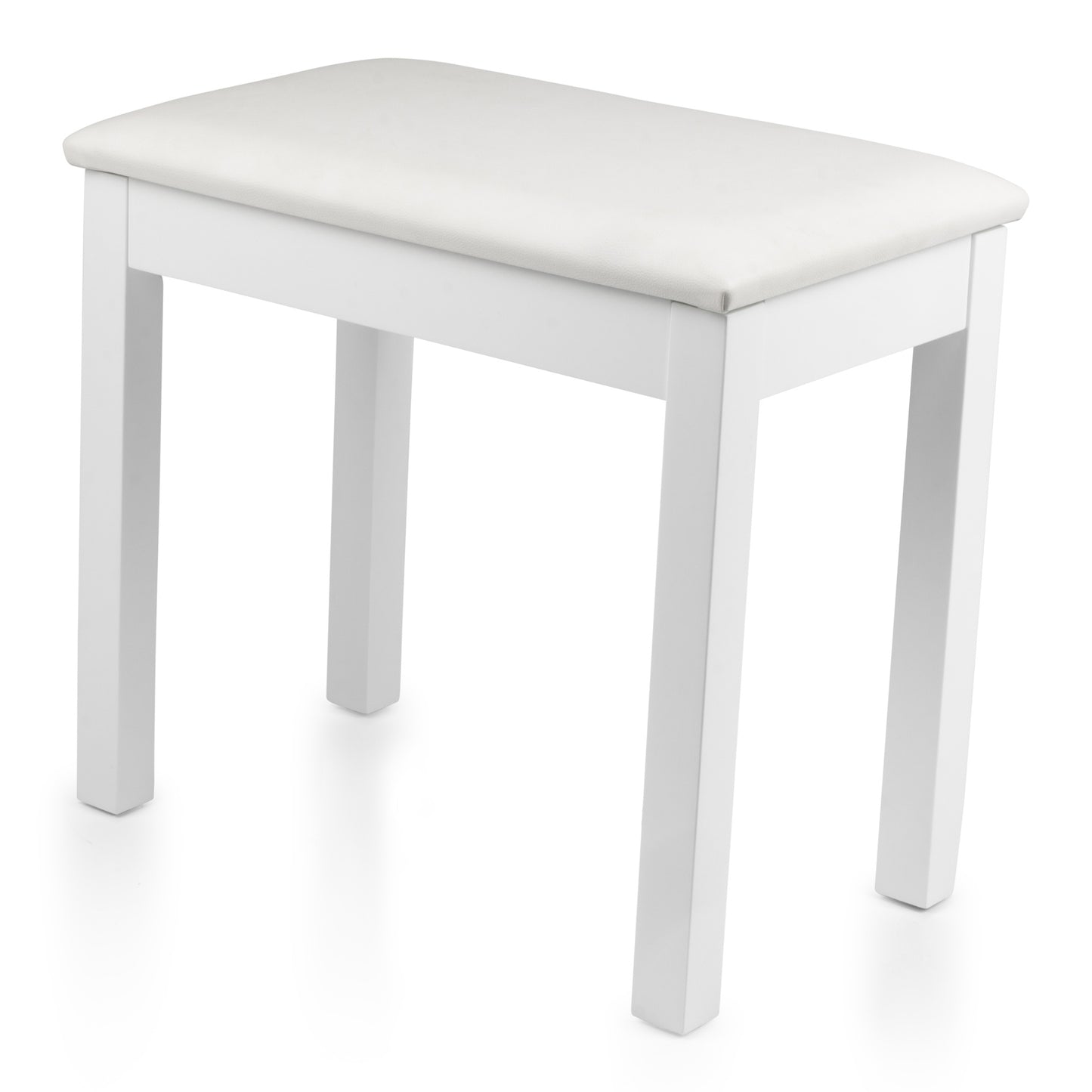 Gator GFW-KEYBENCH-WDWH Traditional Wooden Piano Bench | White