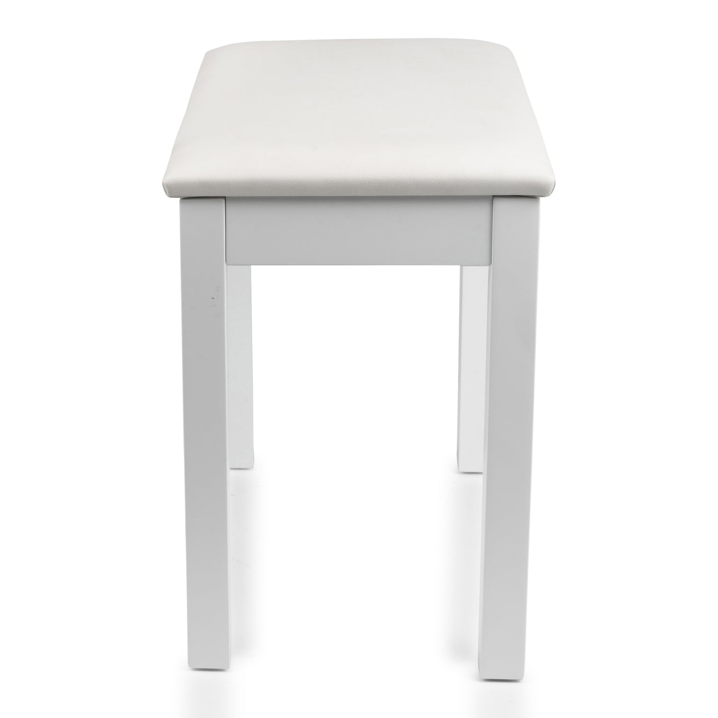 Gator GFW-KEYBENCH-WDWH Traditional Wooden Piano Bench | White