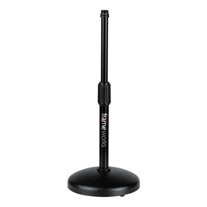 Gator Frameworks GFW-MIC-0501 Round Base Desktop Microphone Stand