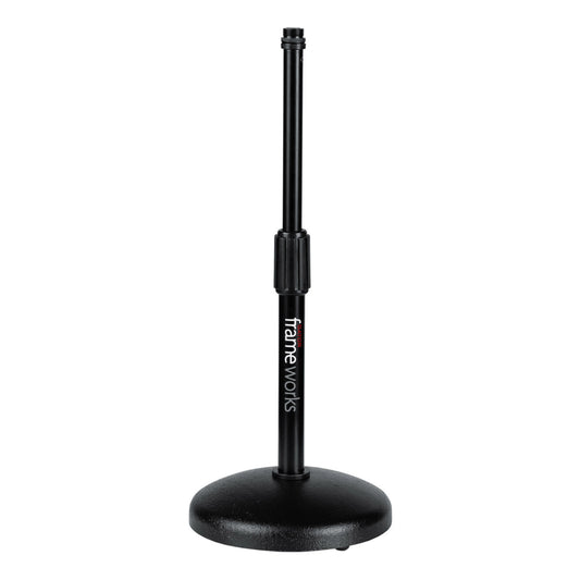 Gator Frameworks GFW-MIC-0501 Round Base Desktop Microphone Stand