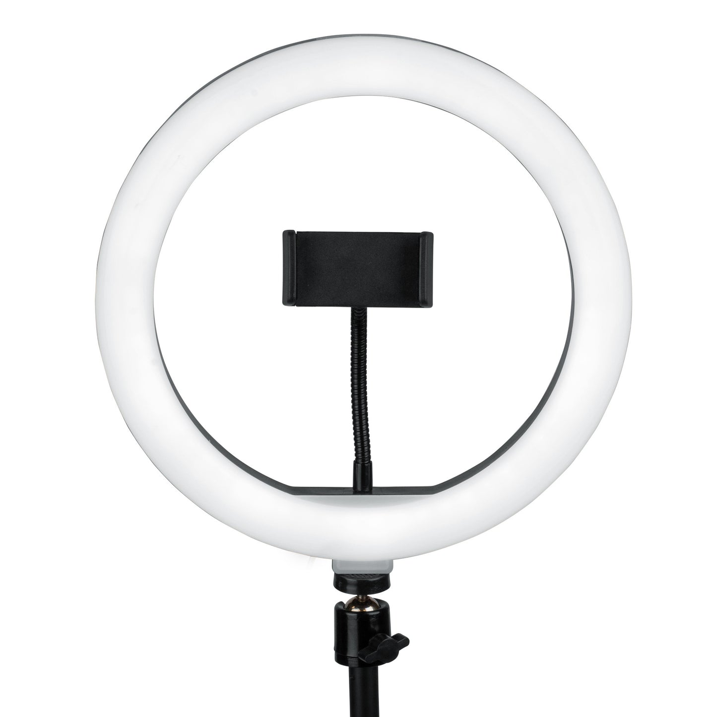Gator Frameworks GFW-RINGLIGHTDSKTP Ring Light Desktop Stand w/Phone Clamp closeup