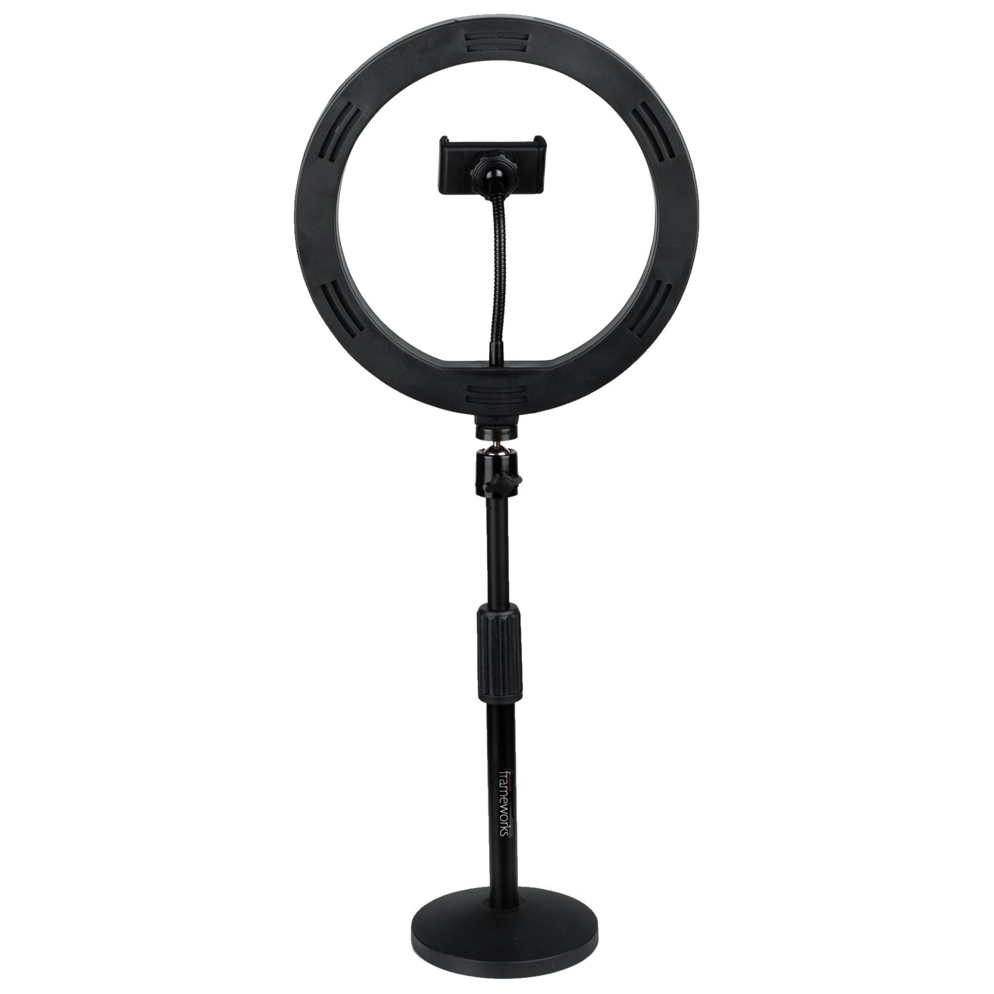 Gator Frameworks GFW-RINGLIGHTSET Ring Light Set with Phone Holders back