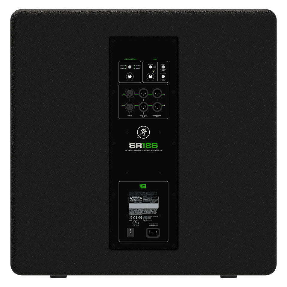 Mackie SR18S 1600W 18-Inch Powered Subwoofer back
