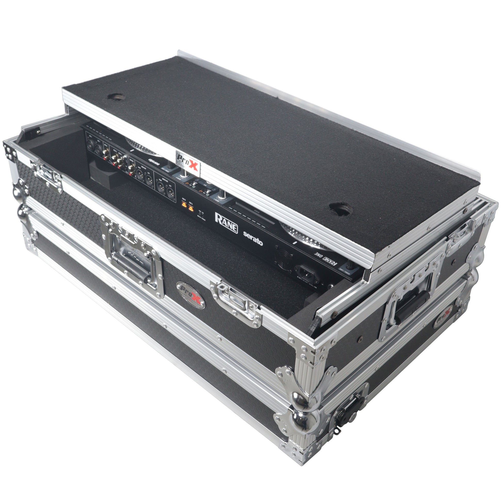 109886_ProX-Flight-Case-for-Rane-ONE-DJ-Controller-With-1U-Rack-_-Silver-on-Black-_-With-Laptop-Shelf_ALT07sqr
