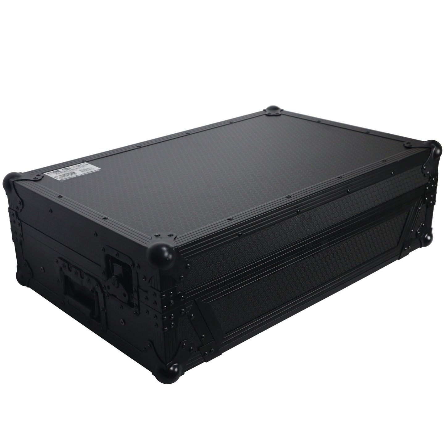 ProX Flight Case for Rane ONE DJ Controller With 1U Rack | Black on Black | With Laptop Shelf