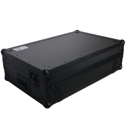 ProX Flight Case for Rane ONE DJ Controller With 1U Rack | Black on Black | With Laptop Shelf