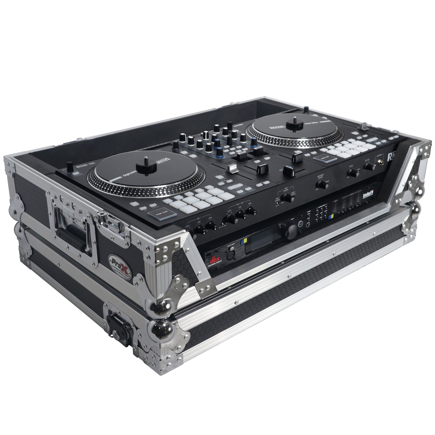 109888_ProX-Flight-Case-for-Rane-ONE-DJ-Controller-With-1U-Rack-_-Silver-on-Black-_-Without-Laptop-Shelf_ALT01sqr