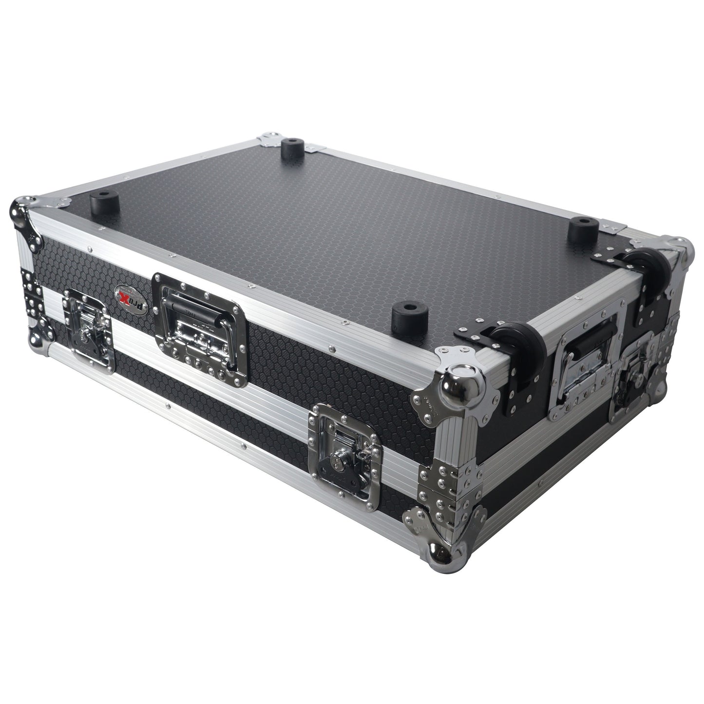 109888_ProX-Flight-Case-for-Rane-ONE-DJ-Controller-With-1U-Rack-_-Silver-on-Black-_-Without-Laptop-Shelf_ALT10sqr