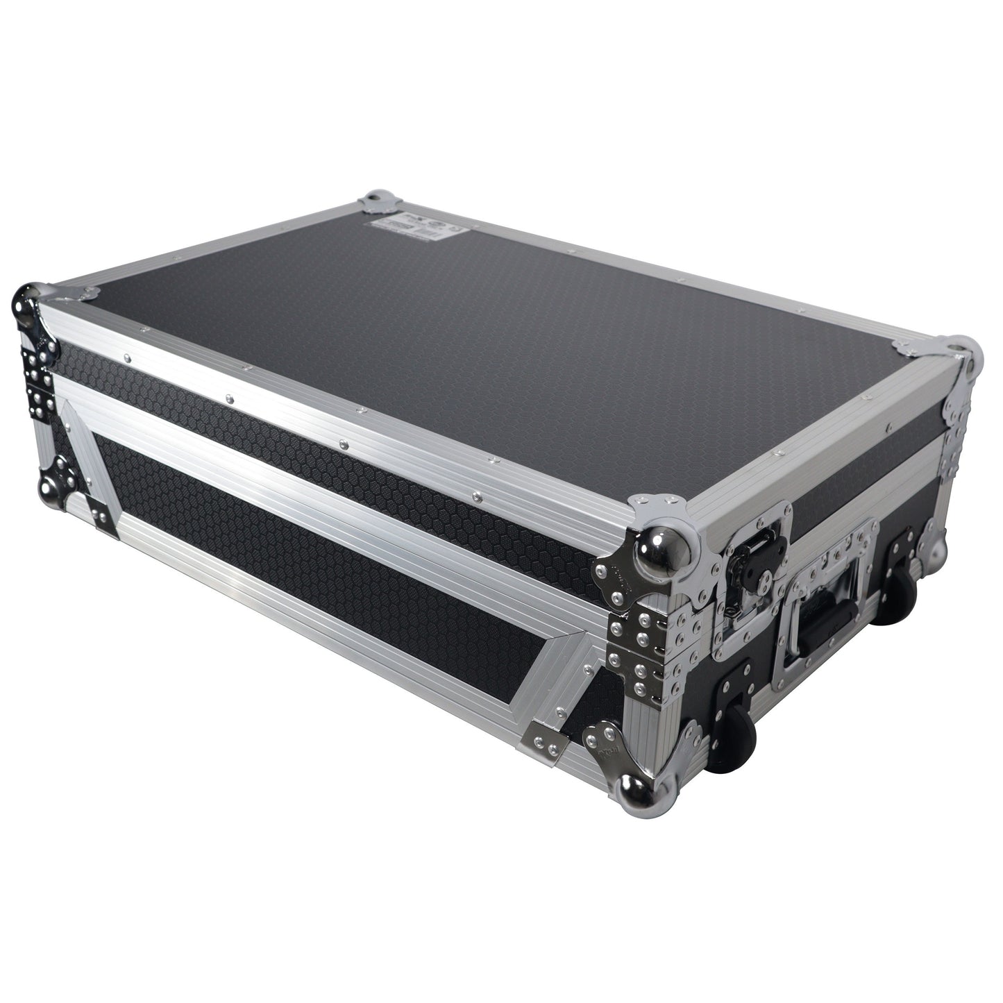 109888_ProX-Flight-Case-for-Rane-ONE-DJ-Controller-With-1U-Rack-_-Silver-on-Black-_-Without-Laptop-Shelf_ALT11sqr