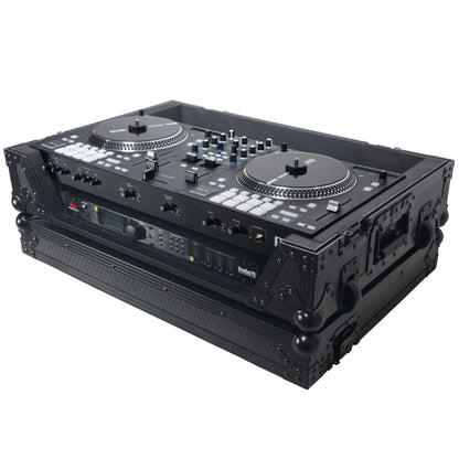 ProX Flight Case for Rane ONE DJ Controller With 1U Rack | Black on Black | Without Laptop Shelf