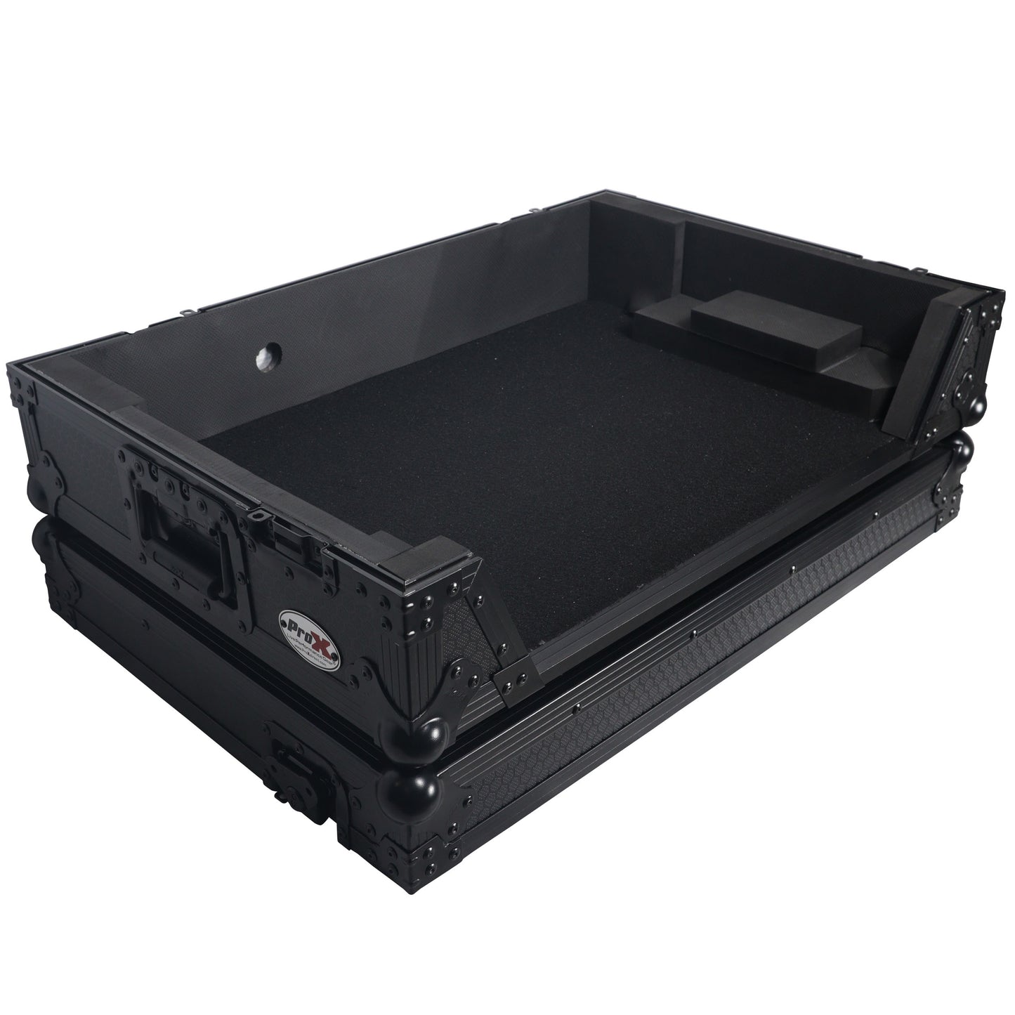 ProX Flight Case for Rane ONE DJ Controller With 1U Rack | Black on Black | Without Laptop Shelf