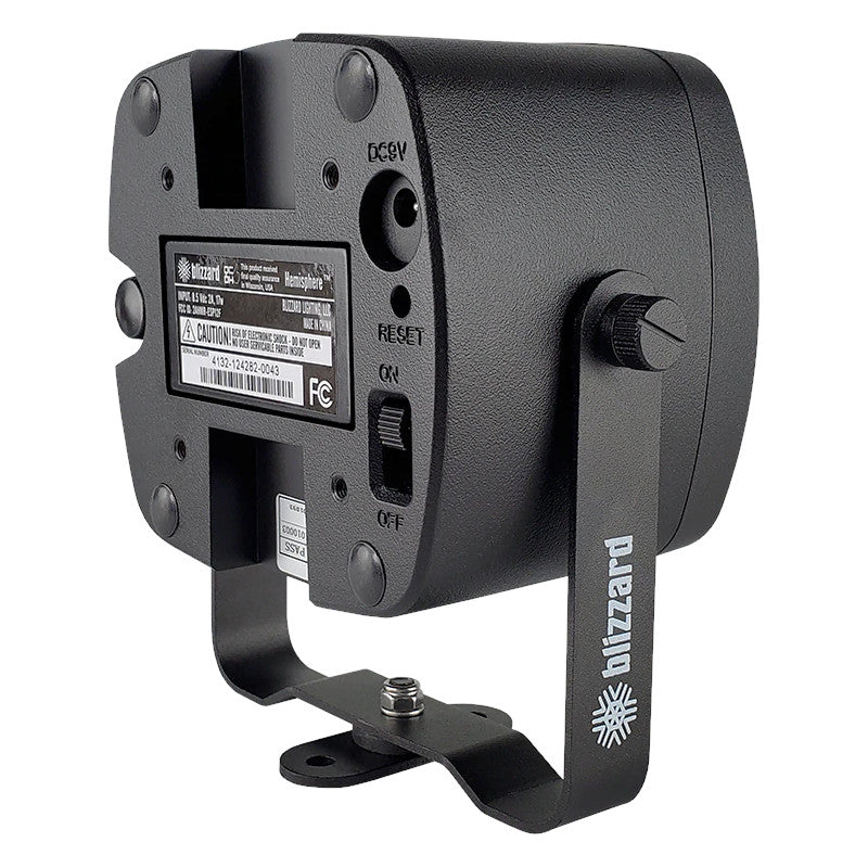 Blizzard Hemisphere Battery Powered RGBW LED Effect Fixture back