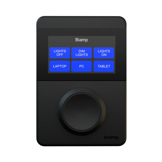 Biamp Apprimo TEC-X Networked Control Pad With LCD | Black