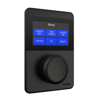 Biamp Apprimo TEC-X Networked Control Pad With LCD | Black