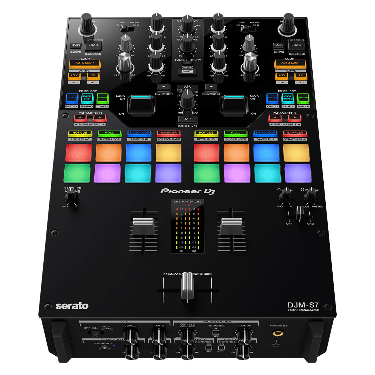Pioneer DJ DJM-S7 2-Channel Performance DJ Mixer front