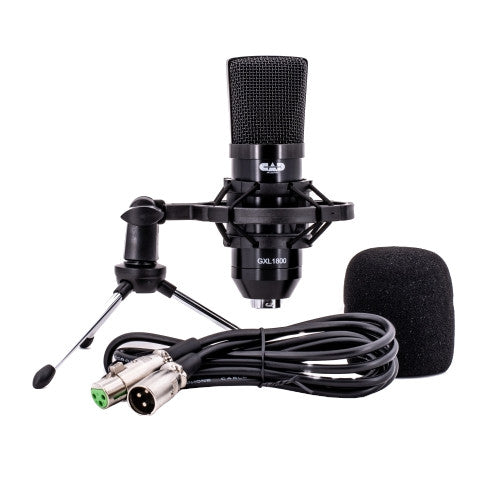 CAD GXL1800 Side Address Studio Condenser Microphone with accessories