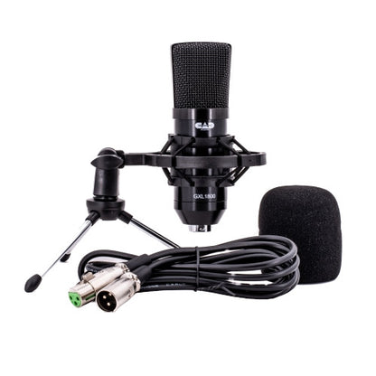 CAD GXL1800 Side Address Studio Condenser Microphone with accessories