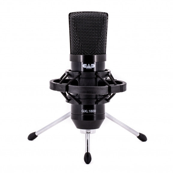 CAD GXL1800 Side Address Studio Condenser Microphone stand mounted