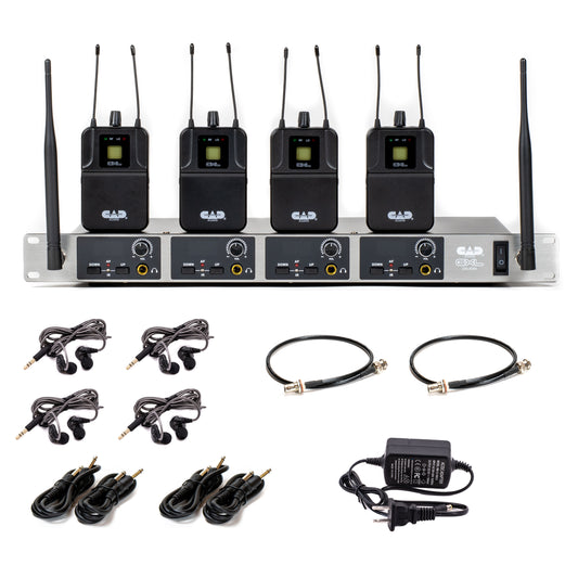CAD GXLIEM4 Quad Mix Wireless In-Ear Monitor System