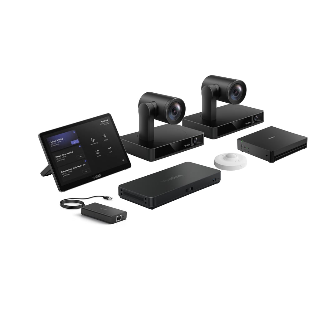 YEALINK 1106799 Mvc S90-C5U-004 Teams Room 2Xuvc86, Mcorekit, Avhub, Mvc-Byod-Ext, Rmote