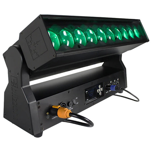 Blizzard MystACL Z 10x30W RGBW LED Zoom Bar green
