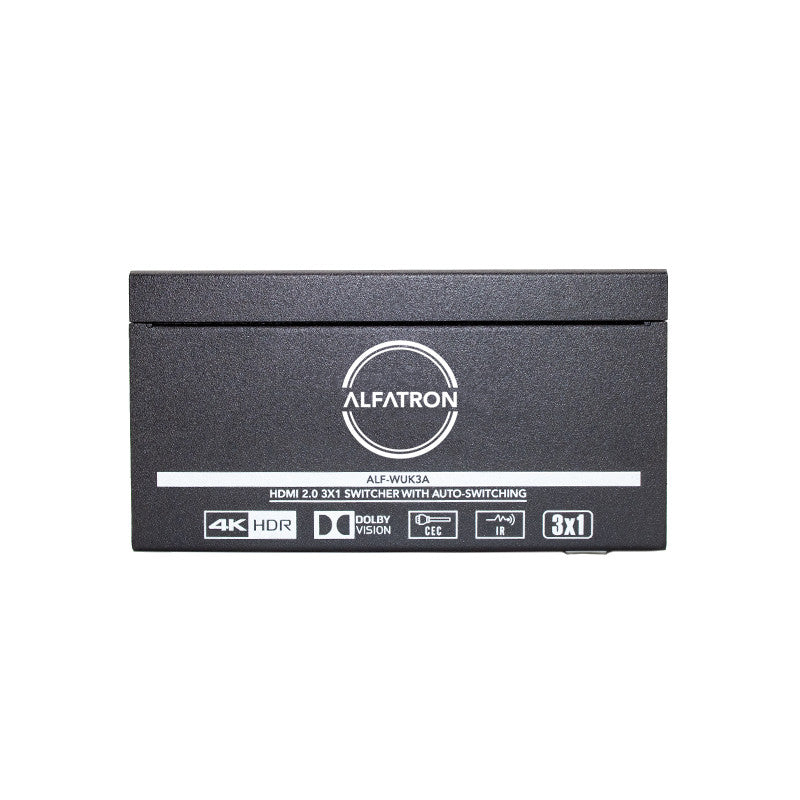 Alfatron Electronics WUK3A 3x1 4K HDMI Switcher