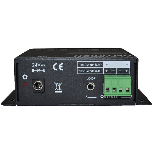 Alfatron Electronics PA2B 2 x 20W Low Impedance Mini Mixer Amplifier back